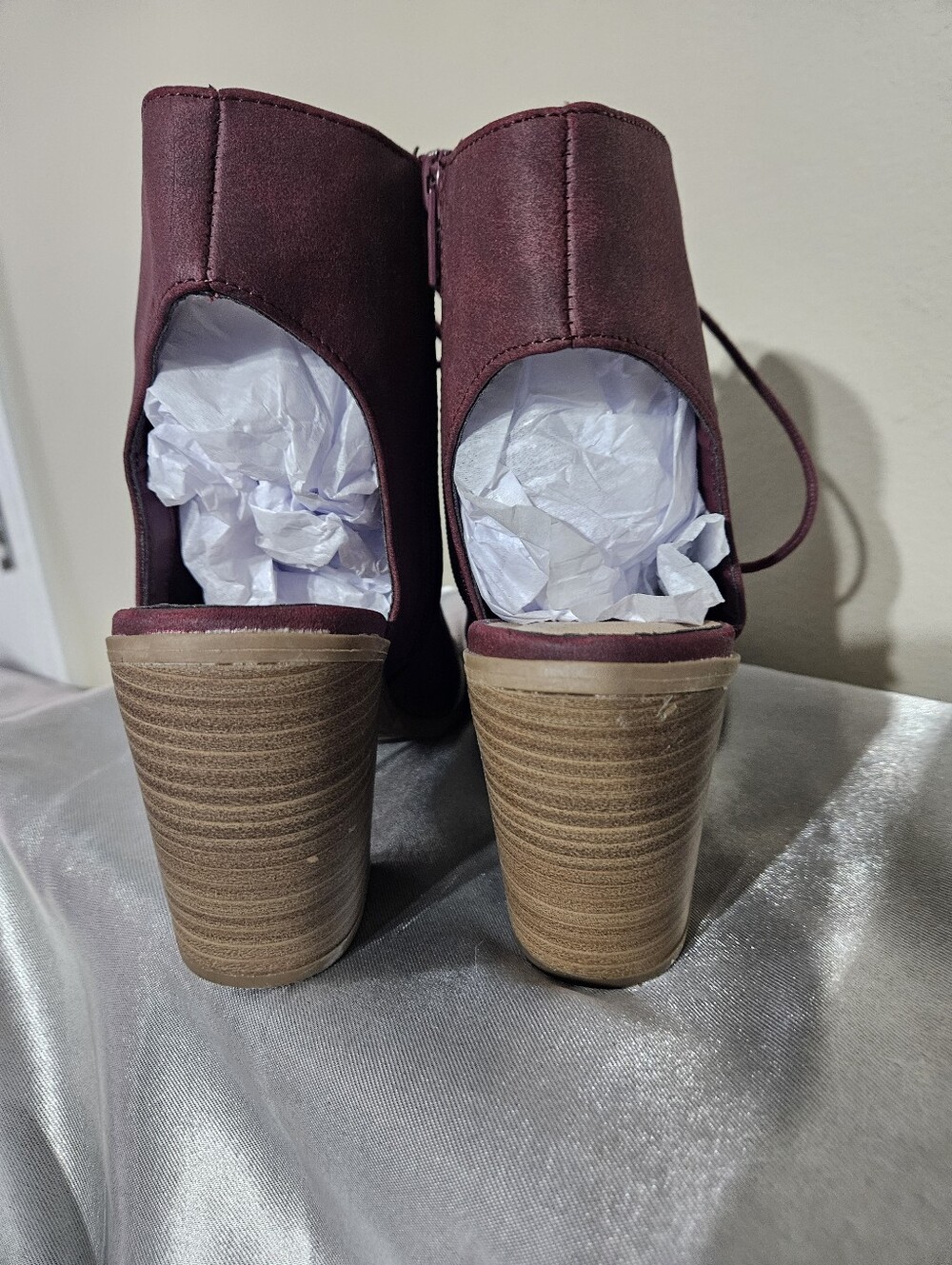 Mossimo Womens Kendra Block Heel Lace Up Sandals Size 11 - Picture 4 of 7